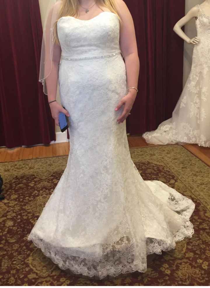 What’s your favorite detail of your dress? - 1