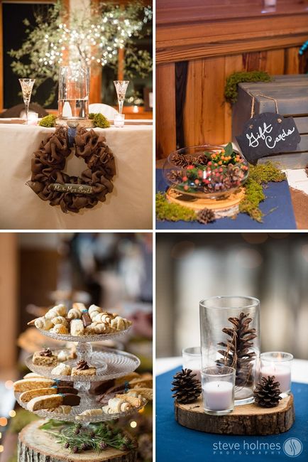Wreath as centerpiece