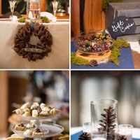 Wreath as centerpiece