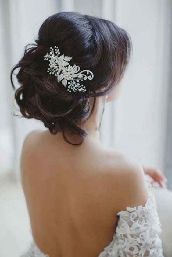 Wedding hair up or down?
