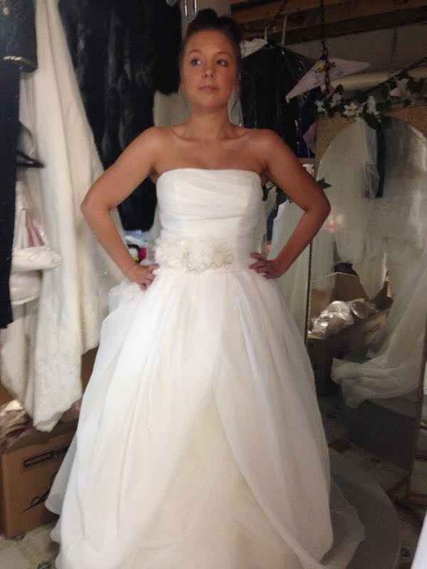 MOB Dress- too white?