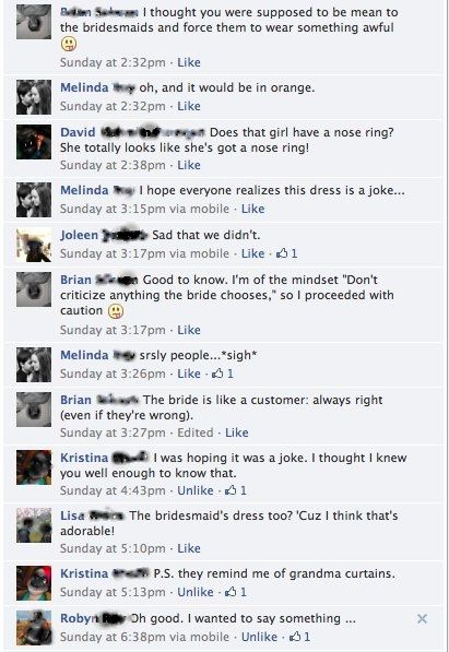 Facebook Prank - Dress