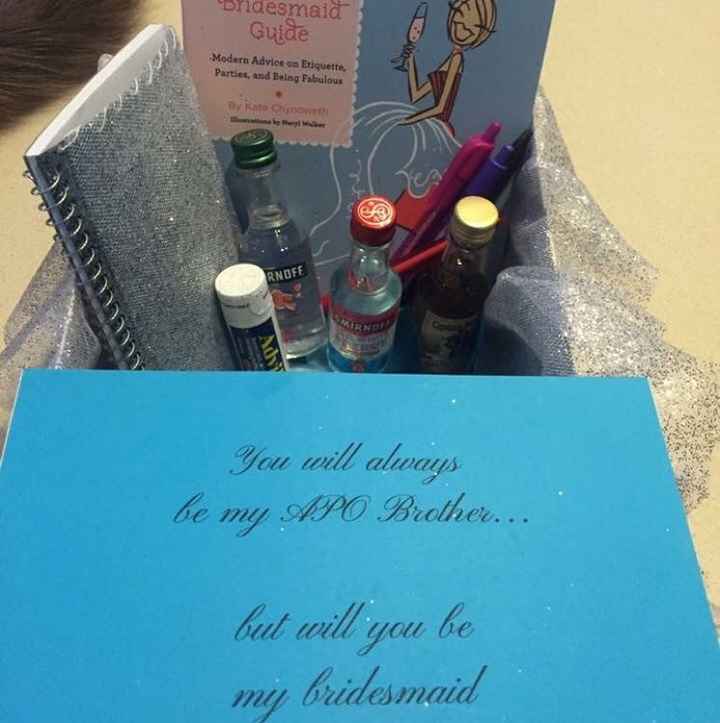 Bridesmaid proposals
