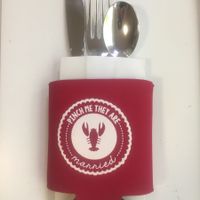 Table setting for a buffet