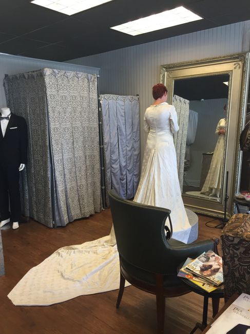 Heirloom Wedding Dress Fitting - Pics!