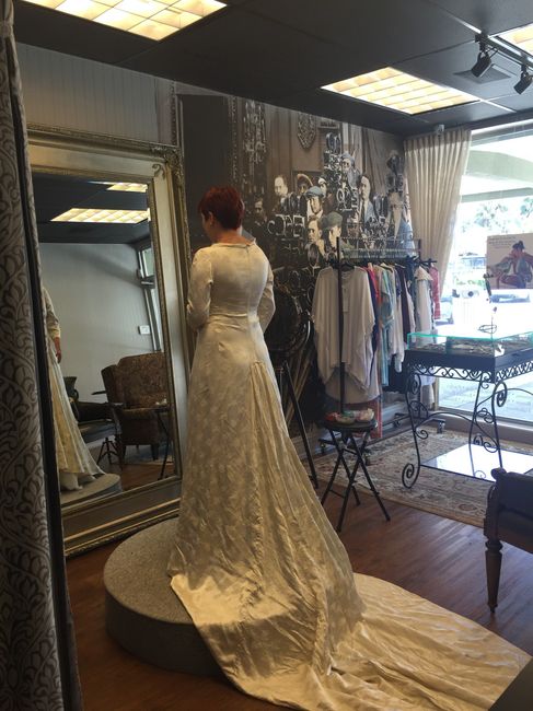 Heirloom Wedding Dress Fitting - Pics!