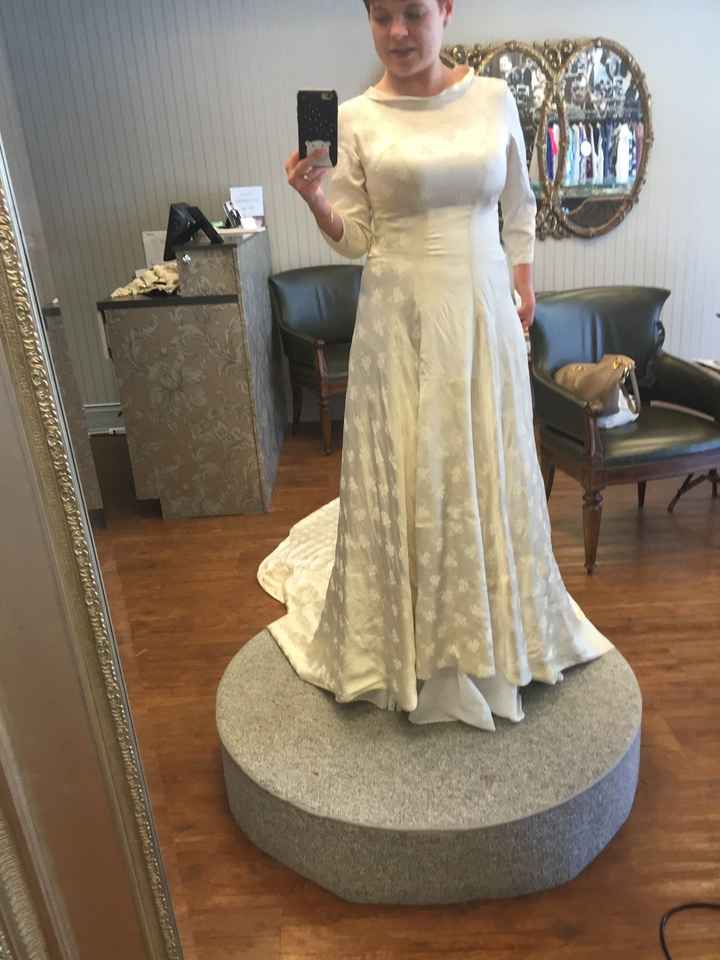 Heirloom Wedding Dress Fitting - Pics!