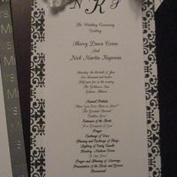 DYI wedding programs!
