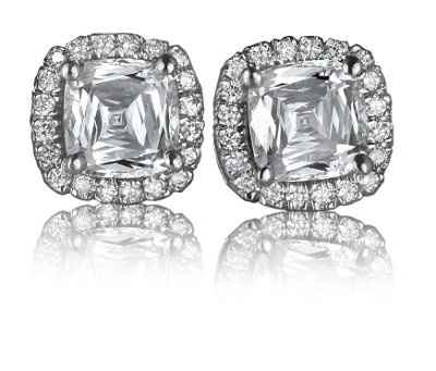 Faux Diamond earrings??