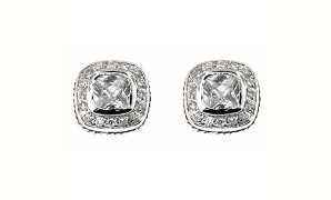 Faux Diamond earrings??