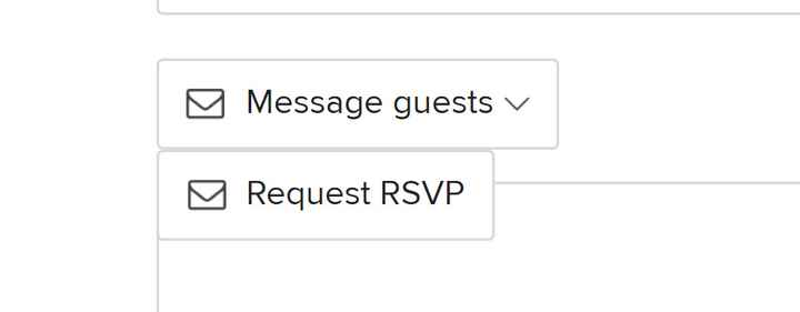 message guests