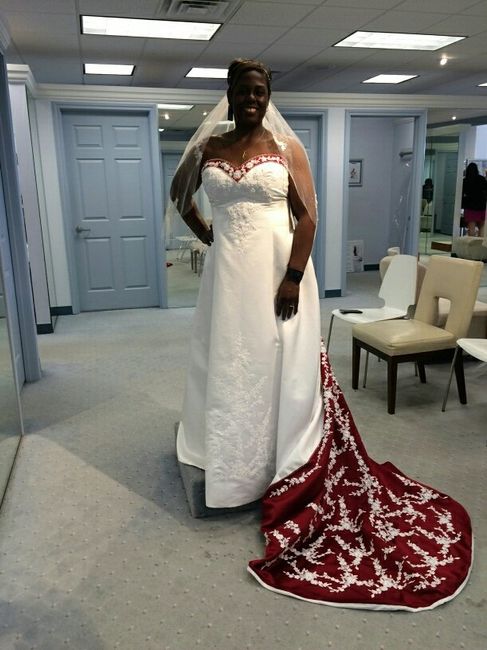 My dress is in...now I want to see yours!