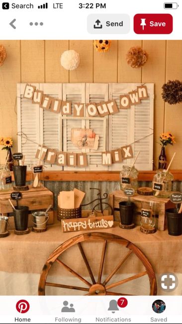 Rustic Wedding Reception Decor and Vendors - 5