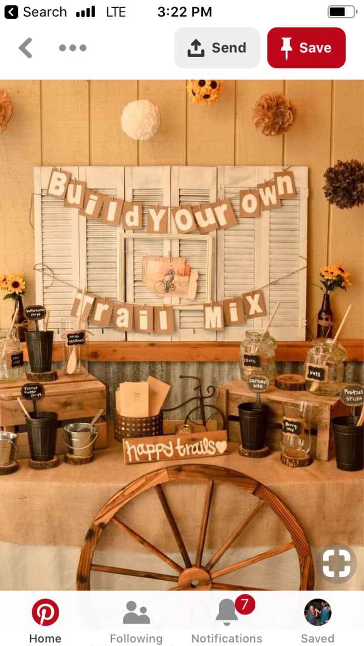 Rustic Wedding Reception Decor and Vendors - 5