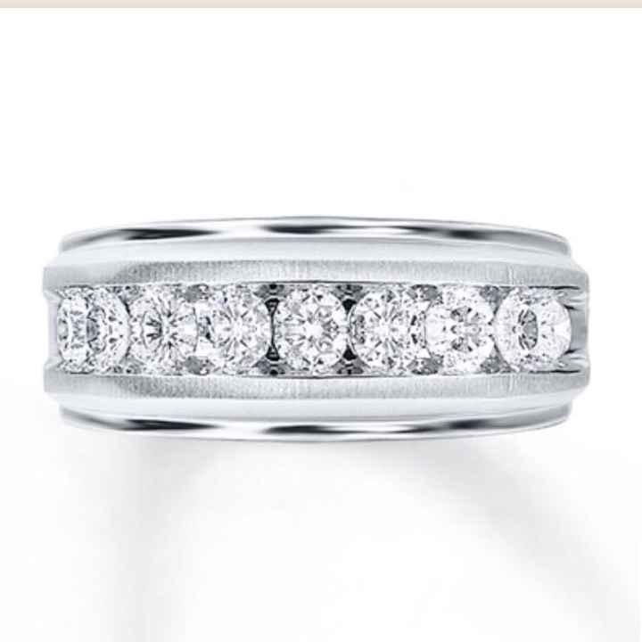 We show off our rings a lot, why not show off your grooms ring!