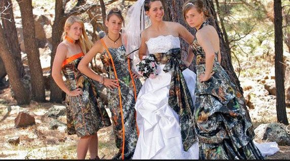 Bride made dresses