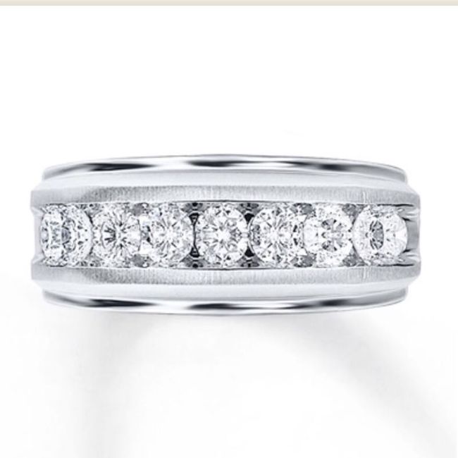 We show off our rings a lot, why not show off your grooms ring!
