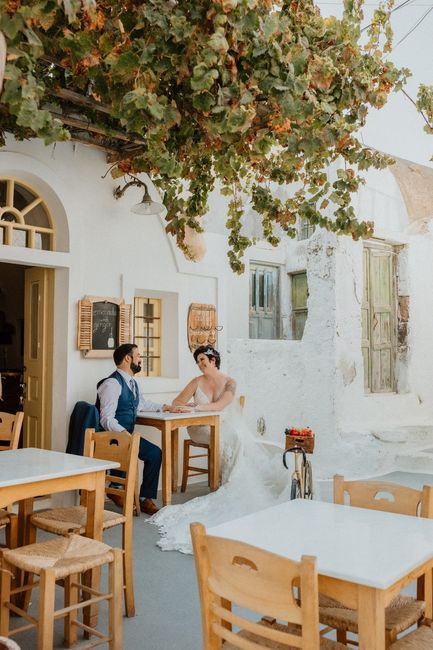 Bam! Santorini elopement 10/5 9
