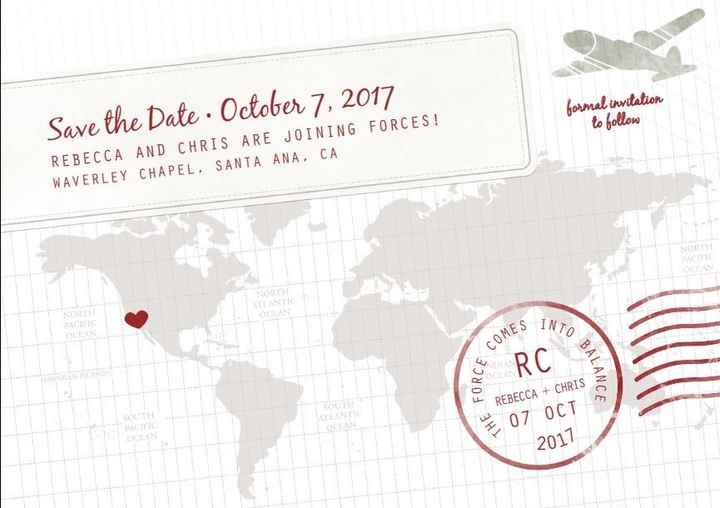 Show me your save the dates!!