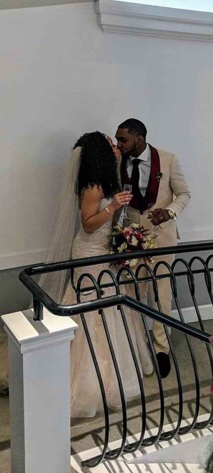 kiss after the toast