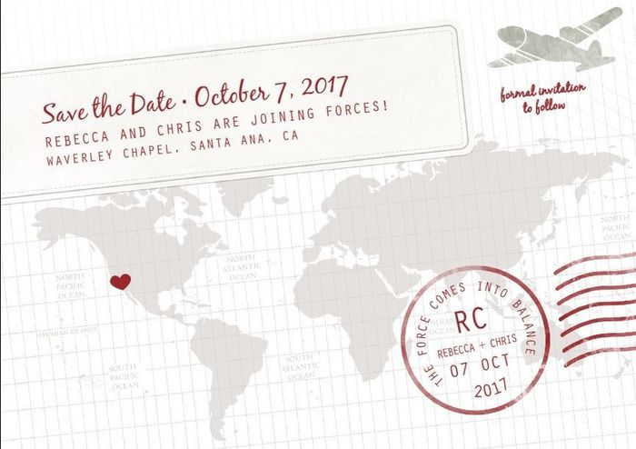 Show me your save the dates!!