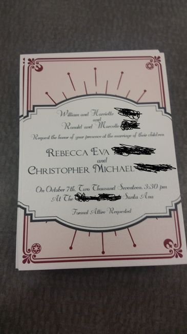 DIY Wedding Invitations
