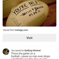 Garter/bouquet toss alternative