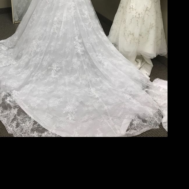 How much money did you spend on your wedding dress? 9
