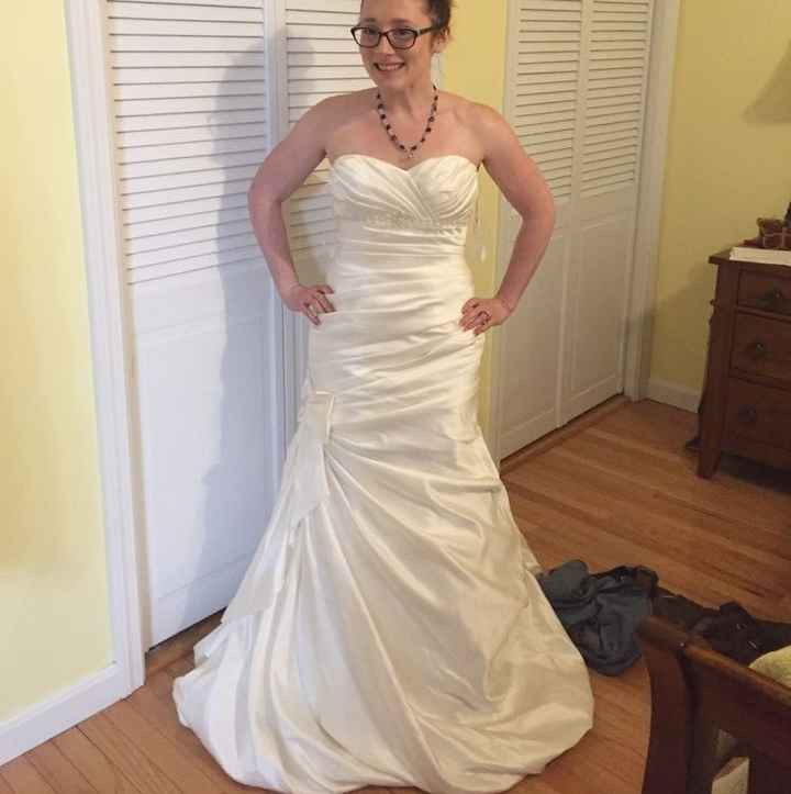 My dress is in...now I want to see yours!