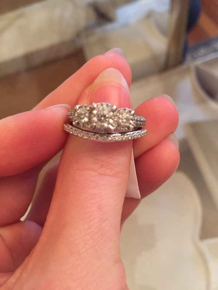 Wedding bands that don't sit flush
