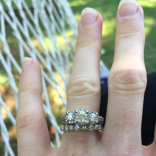 SHOW OFF YOUR RINGS LADIES!! I wanna see that bling!!!