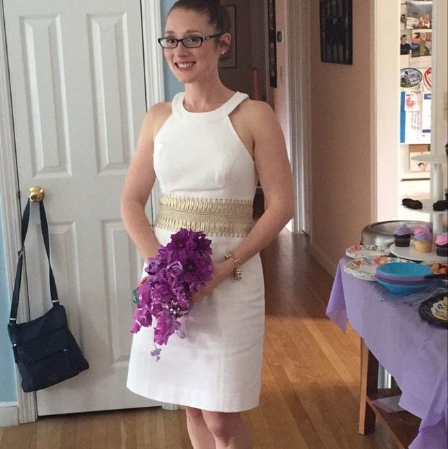 Bridal shower dress