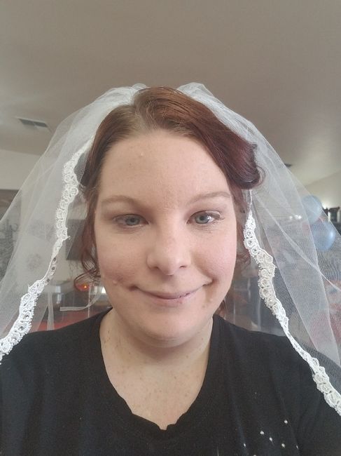 Are you wearing your veil all night? 4