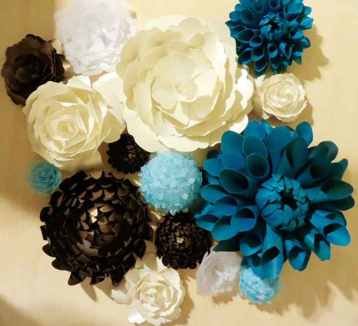 Has anyone done a Giant card stock flower photo backdrop?