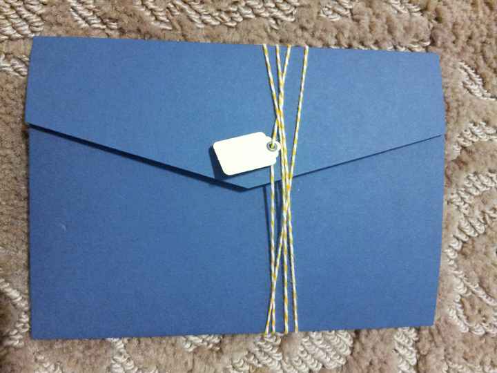 Check out part of my DIY invitations!