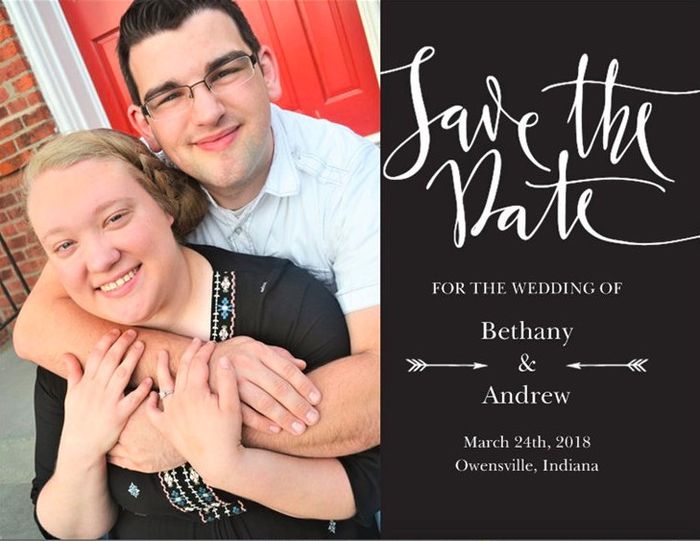 I can't decide on Save the Dates!