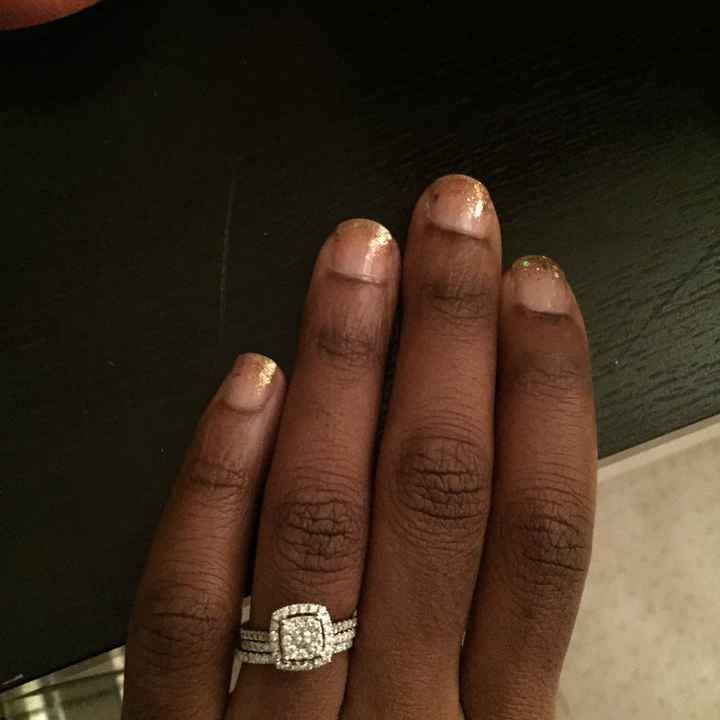 How many of you picked out your engagement ring??