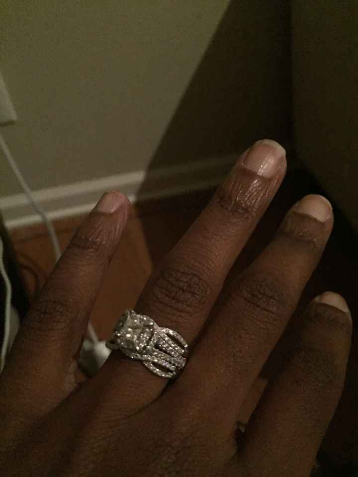 How many of you picked out your engagement ring??