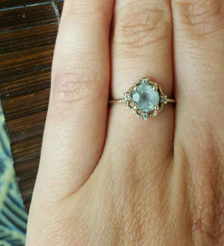 Show me your colored stone e-rings!