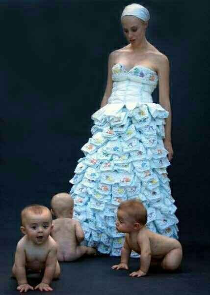 That's some wedding dress