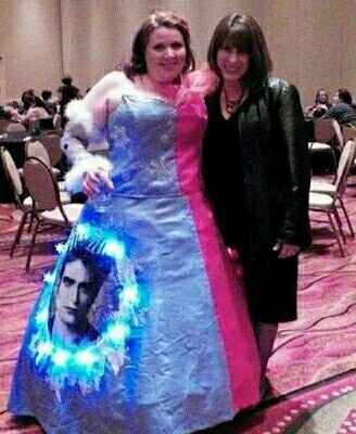 That's some wedding dress