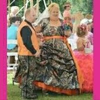 That's some wedding dress