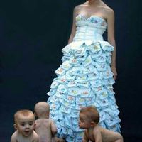 That's some wedding dress