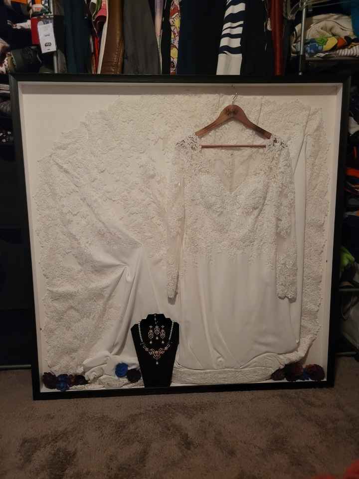 Framed wedding dress - 1