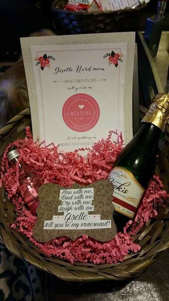 Proposing to your bridesmaids!