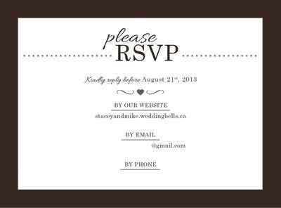 RSVP Cards. Share yours!