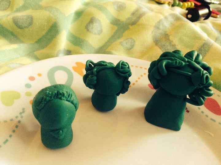 What do you think of my practice DIY cake toppers?