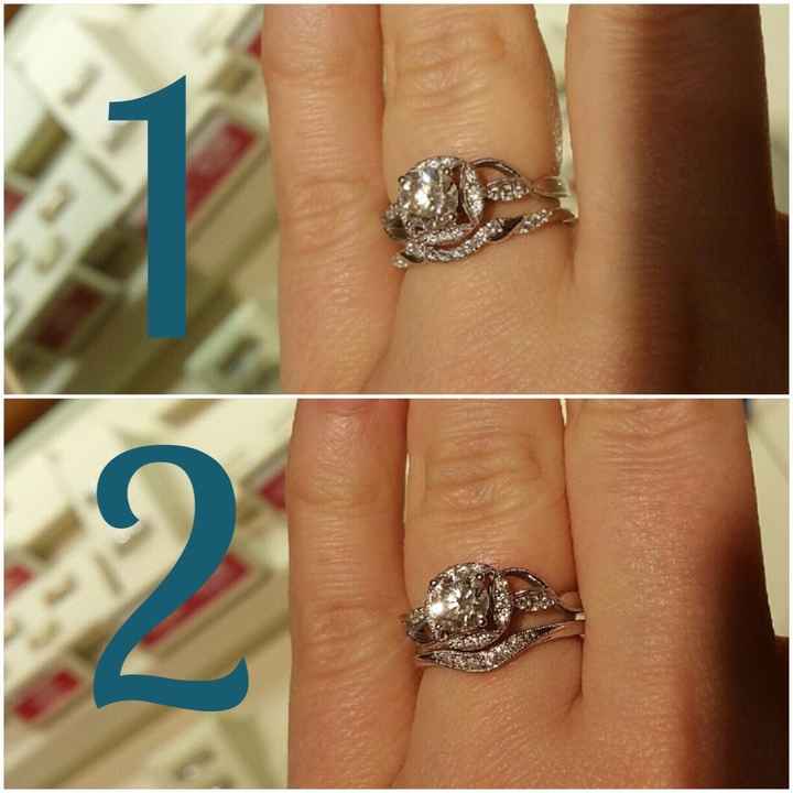 Wedding Band Decisions, 1 or 2?! (pic included)