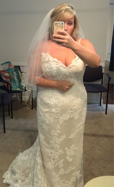 TBT to when I got my dress...yesterday!!