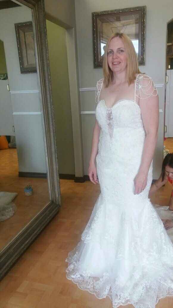 Picked up my dress today!